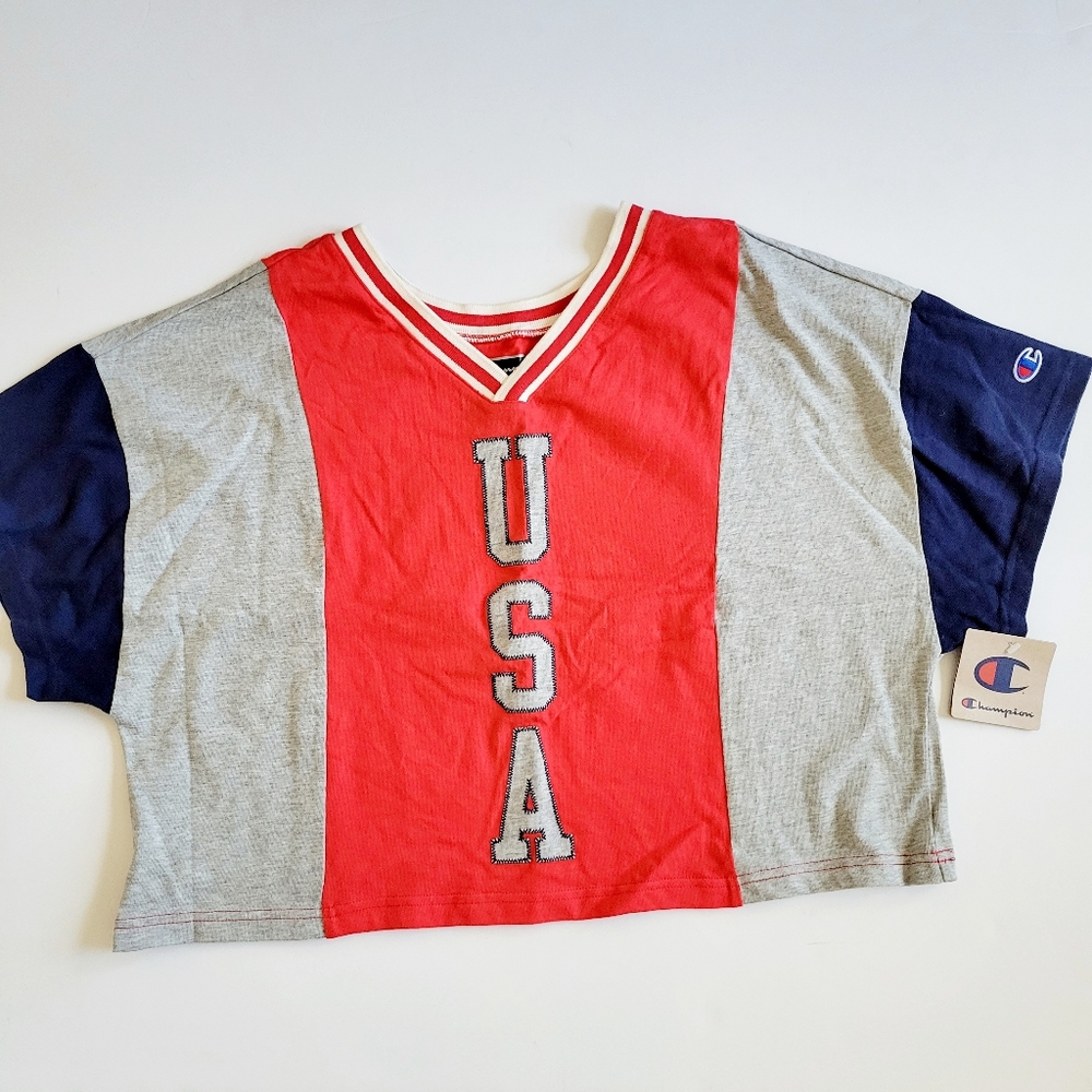 New Champion Croptop USA 19